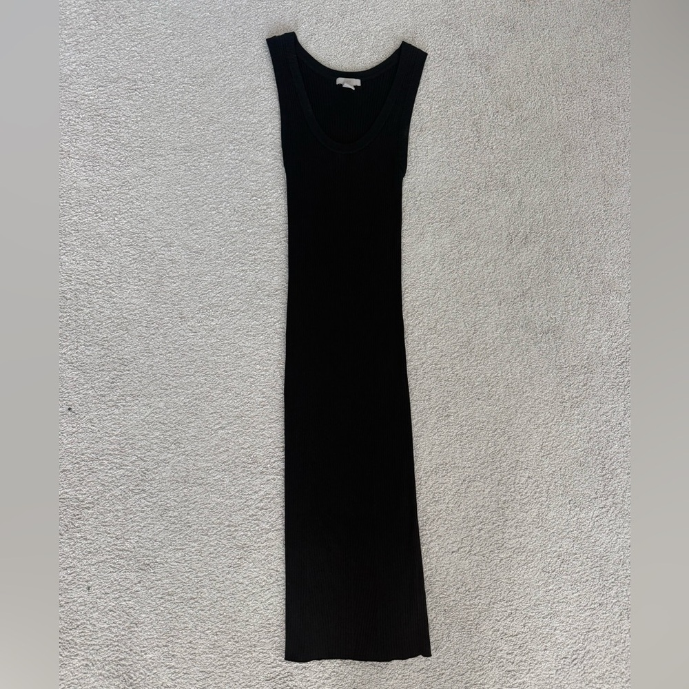 H&M Black Midi Dress